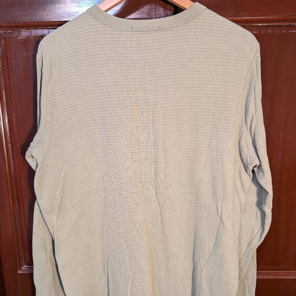 Marine Layer Box Waffle Crewneck - Sage - M/L - Picture 3 of 5